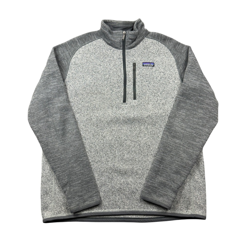 Patagonia Better Sweater Mens XL Grey 1/4 Zip Fleece Pullover Jacket Gorpcore